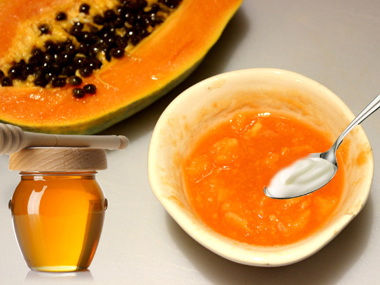 Daglig fugtgivende Papaya Face Pack