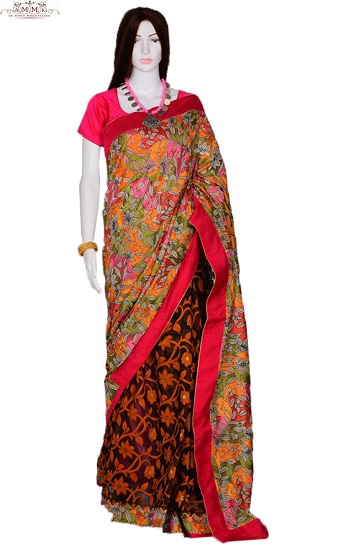 Jamdani Kantha Saree