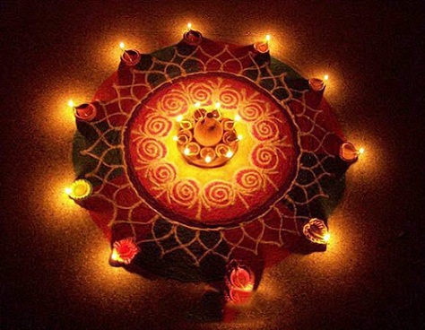 Diwali Seneste Rangoli Design