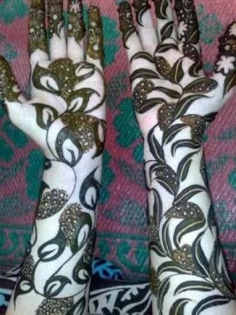 Mehndi Design hindu Bandhan