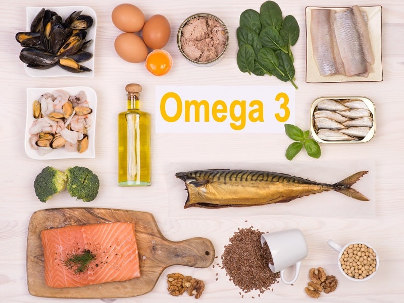 Omega 3 -fedtsyrerige fødevarer