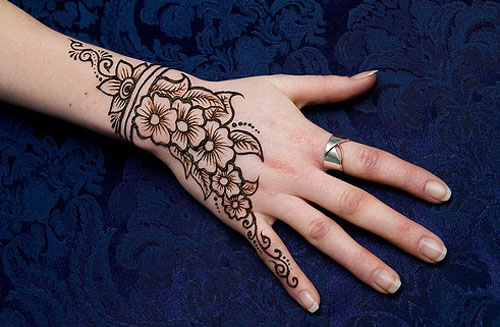 mehendi designs til baghånd