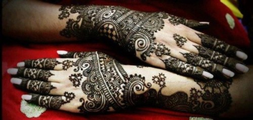 Pakistanske brude Mehndi designs