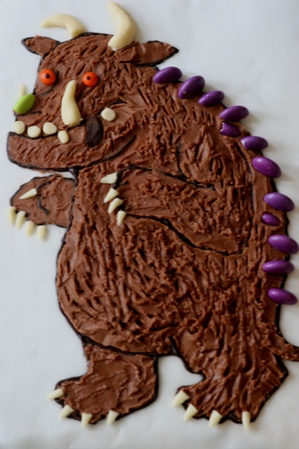 Gruffalo csokoládé szülinapi torta