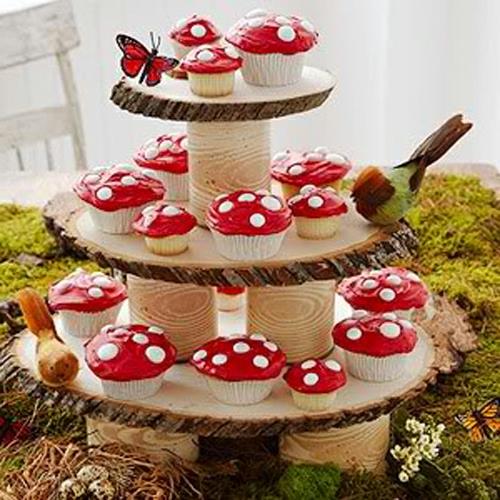 Tee se itse koti -ideoita etagere forest theme cookies