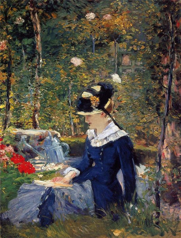 Impressionismi meille Eduard Manet lukeva nainen