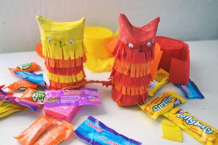 DIY -ideoita koristeluideoita näpertelevät lasten pöllöt mini pinata