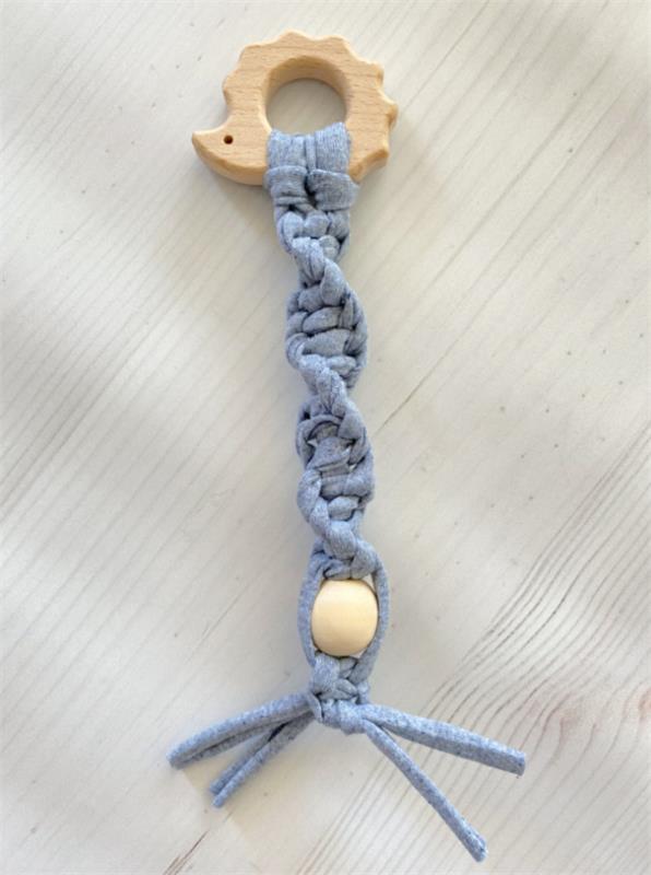 teether macrame diy idea