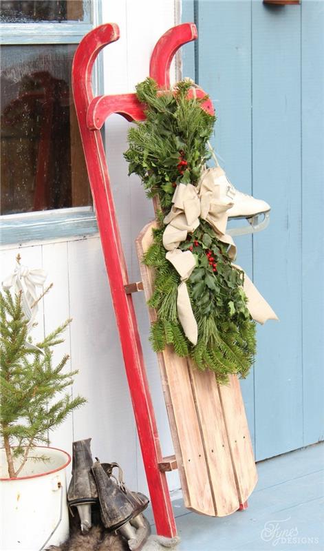 deco ideoita joulu vuori mökki värit joulukuusi symboli