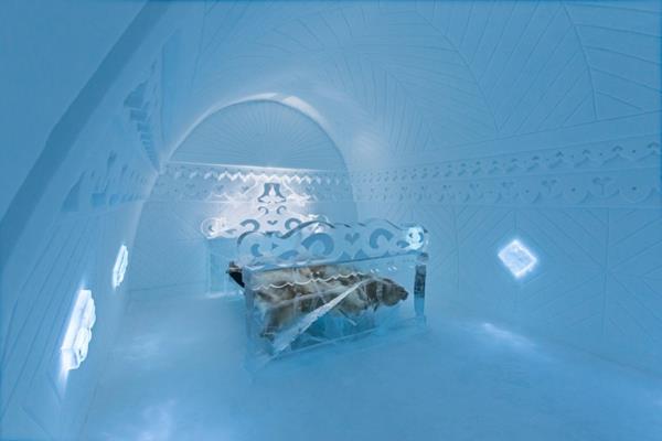 ice hotel ruotsi art suite borderland