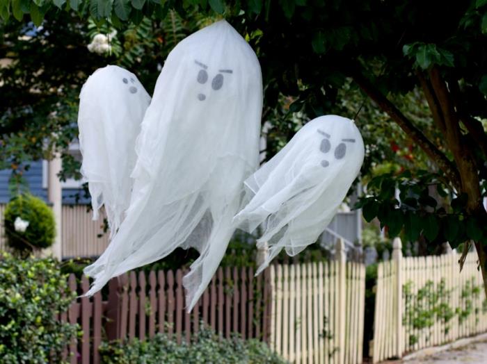 Halloween -koristeet tekevät pieniä haamuja itse