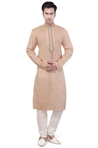 Lys orange Kurta pyjama