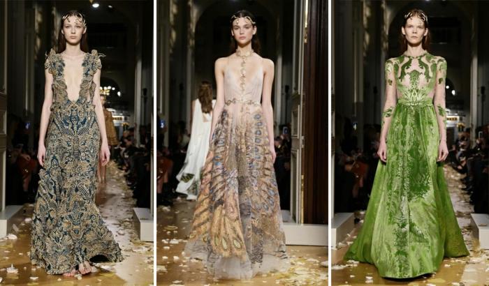 pitkät mekot cocktail -mekko tyylikäs mekko iltapuvut haute couture trendit 2016 valentino