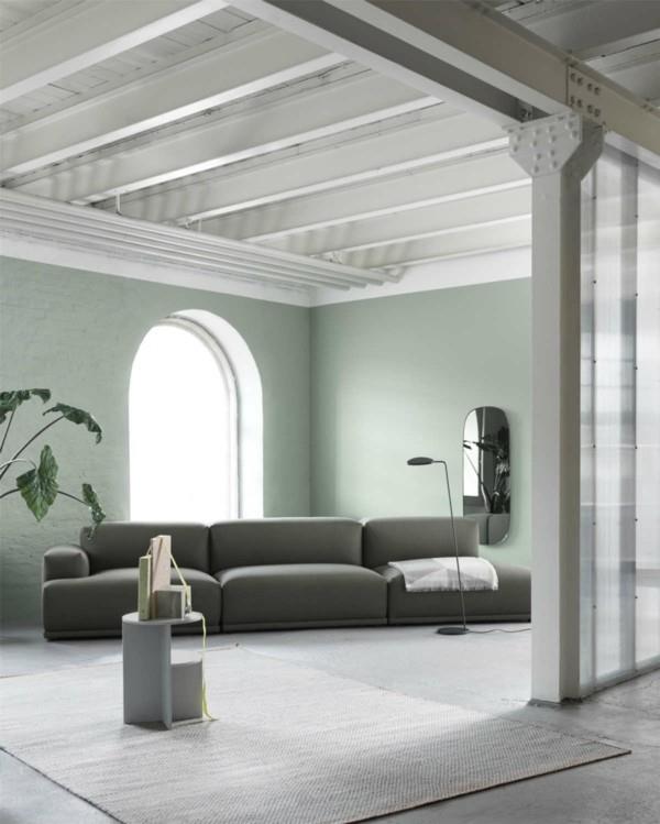 muuto seinämaali ideoita neo mint olohuone