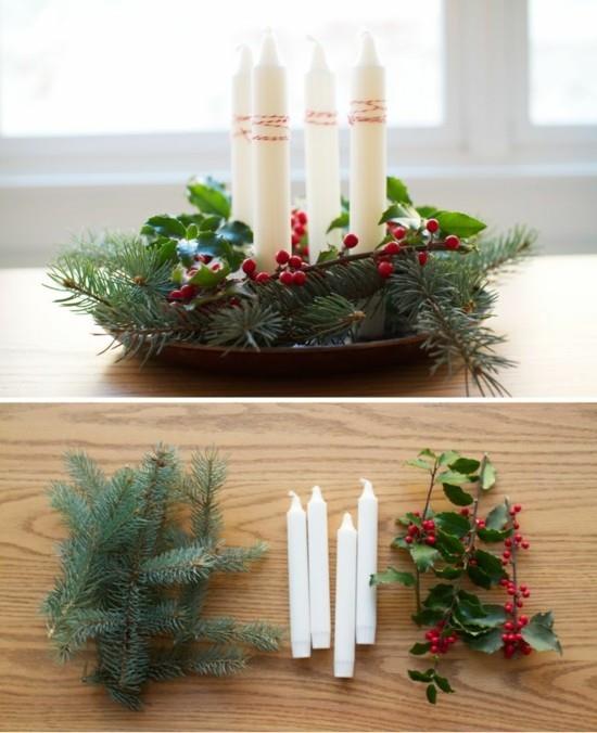 tee oma luonnollinen adventtiseppeleesi erittäin helpoksi