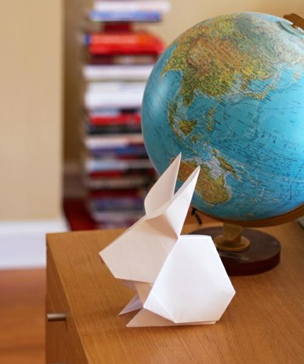 pääsiäispupu origami pupu pääsiäinen koristelu näpertely paperi origami taidetta