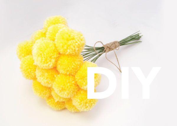 pom poms tinker diy idea