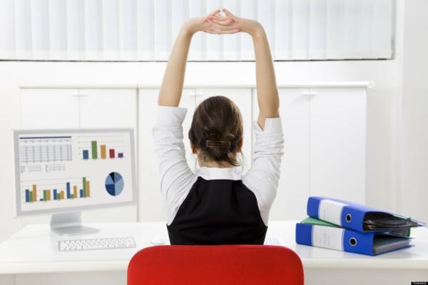 vähentää stressiä toimistoharjoituksissa