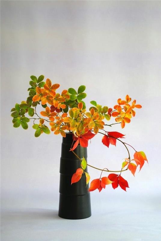 pöydän koristelu ikebana frsiche deco -ideoita syksyyn