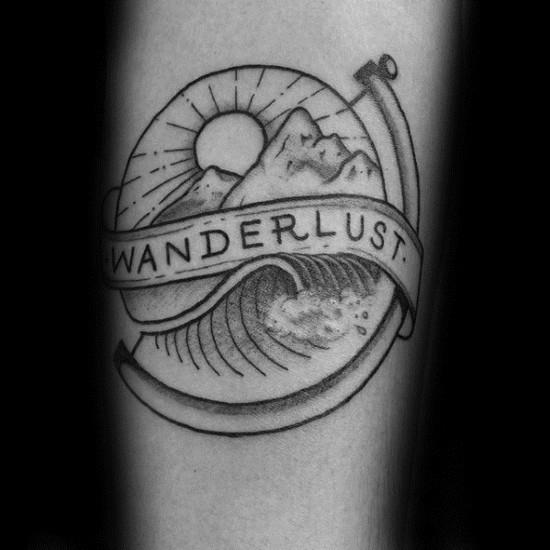 wanderlust tatuointi ideoita maailmaa