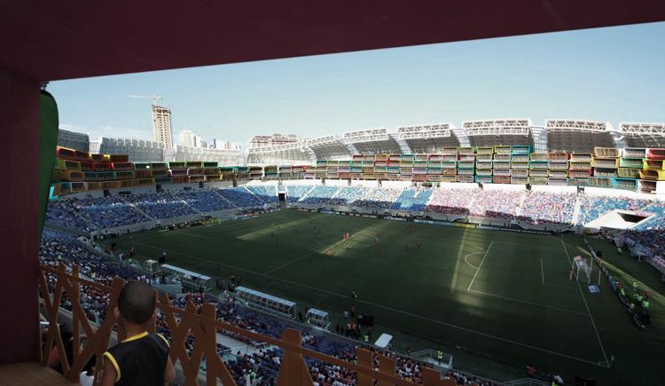 maailmancup Brasilia 2014 moderni arkkitehtuuri casa futebol jalkapallostadion