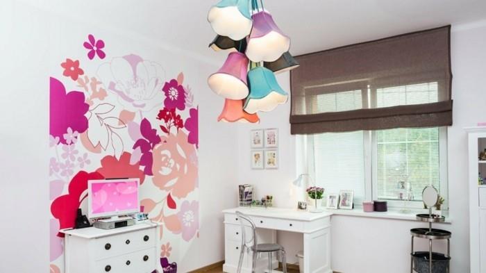 huone deco diy nuorten huone deco ideoita kaunis aksentti seinä viileä kattokruunu